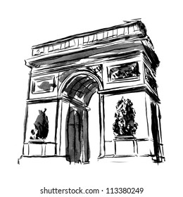 Arc De Triomphe (Hand Drawn)