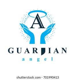 Archangel Conceptual Symbol For Use In Catechesis Organizations.