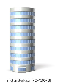 Architectural models of cylindrical building