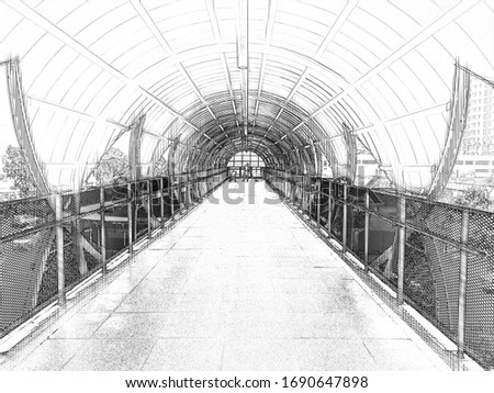 Similar – Image, Stock Photo marvels Bridge Illuminate