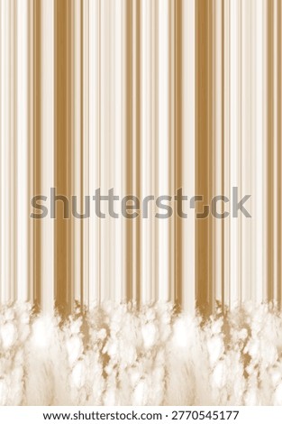 Architecture Background with Abstract Symmetrical 3D