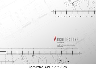 Architecture and Blueprint background.paper art style. - Powered by Shutterstock