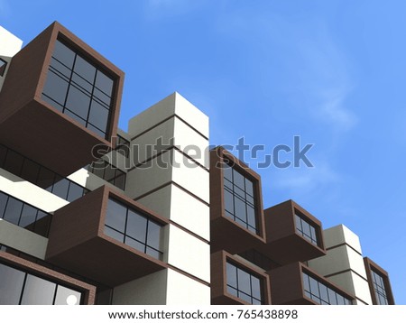 architecture, building, 3d rendering