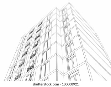 Architecture Building Background Stock Illustration 180008921 ...