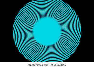 Arctic round futuristic circles on black as a logo background with minimalistic concept. vector logo design.Concentric circles form a hypnotic spiral for hypnosis,focus and meditation.Circular pattern - Powered by Shutterstock