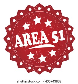 Area 51 Grunge Stamp