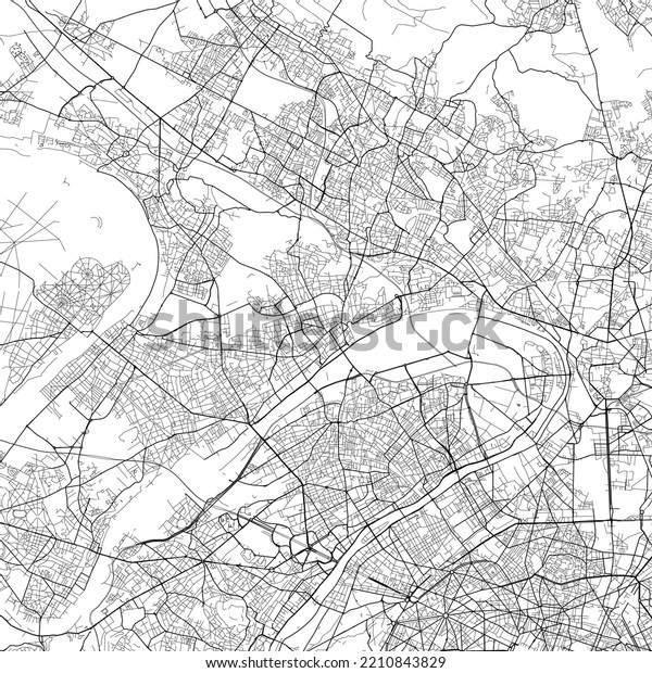 Area Map Argenteuil France White Background Stock Illustration ...