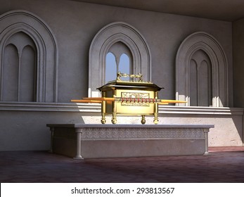 Ark Of The Covenant On An Altar