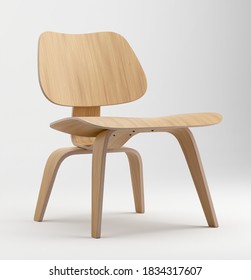 Arm Chair Object Design 3D Illustration
