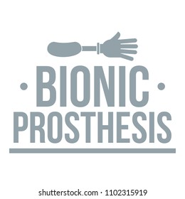 Arm Prosthesis Logo. Simple Illustration Of Arm Prosthesis Logo For Web