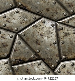 Armor seamless texture background  - texture for continuous replicate.