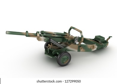 Army Artillery Cannon Stock Illustration 127299050