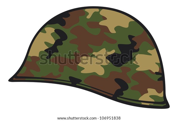 Army Helmet Stock Illustration 106951838