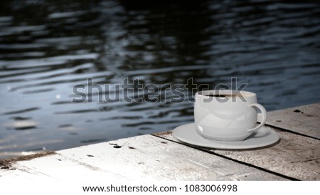 Similar – Image, Stock Photo CoffeeToGo