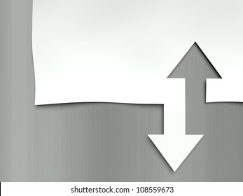 Arrow Up And Down, Concept Of Differences