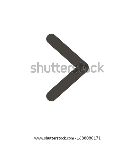 Arrow right  icon. Element of interface for mobile concept and web apps illustration. Thin glyph icon for website design and development, app development.  icon