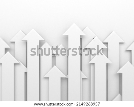 Arrows abstract marketing empty background. Business concept wallpaper. 3d render