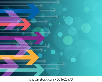 Arrows Copyspace Showing Pointing Backgrounds And Design