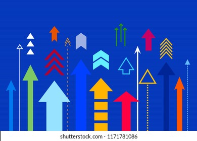 Arrows Growth Success Business Stock Illustration 1171781086 | Shutterstock