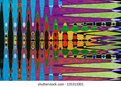 Art abstract colorful pattern background:  yellow, red, green, blue - Shutterstock ID 135313301
