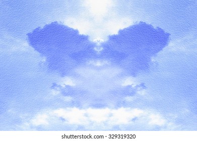 art blue color abstract pattern background