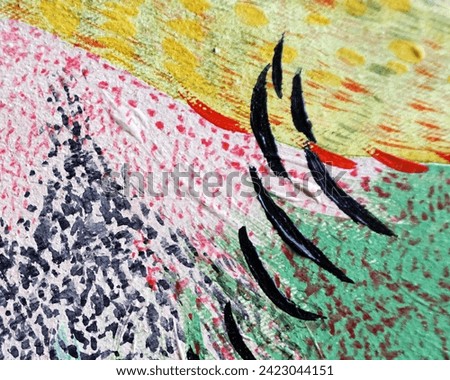    art colorful abstract oil painting background for design	                            