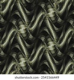 Art Deco Seamless Patterns Set in a Trendy minimal Linear Style. Vector Abstract Retro backgrounds with Geometric Shapes. For packaging, fabric printing, branding, wallpaper, covers - Powered by Shutterstock