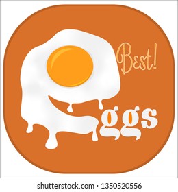 art letter e made from scrambled eggs logo best eggs