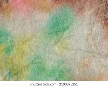 Art Multi Color Tie Dye Drip. Ink Pastel Stain. Wash Colour Effect. Colour Wash Abstract Effect. Wash Ink Splatter Texture Wet Abstract Print. Rainbow Abstract Mark. Bright Background Water Spatter.
