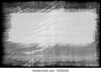 art painted canvas - background border with scratch marks - Shutterstock ID 93331441