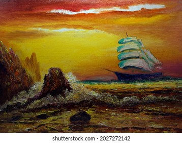 sailboat painting feng shui