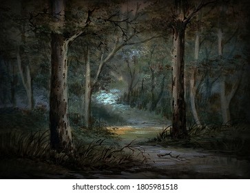 famous forest paintings