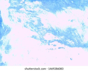 Art Stylized Blue Texture Effect. Abstract Decorative Background.