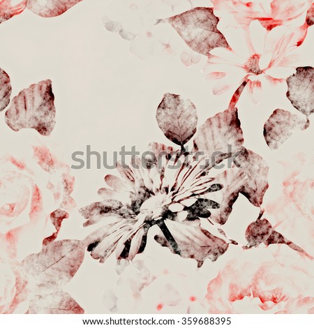 Similar – Summer Flowers Frame Background