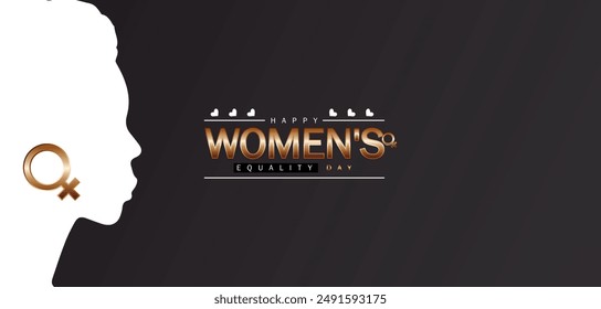 Art for Women's Equality Day depicting joyful and empowered women - Powered by Shutterstock