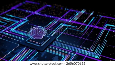 Artificial Intelligence Brain on CPU Chip with Digital Neural Network Pathways