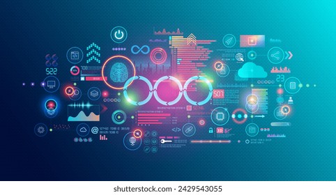 Artificial Intelligence Model Operationalization - ModelOps - Set of Capabilities Focused on the Governance and the Full Lifecycle Management of AI - Conceptual Illustration