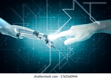 Artificial intelligence - new ways 3d rendering - Shutterstock ID 1763160944