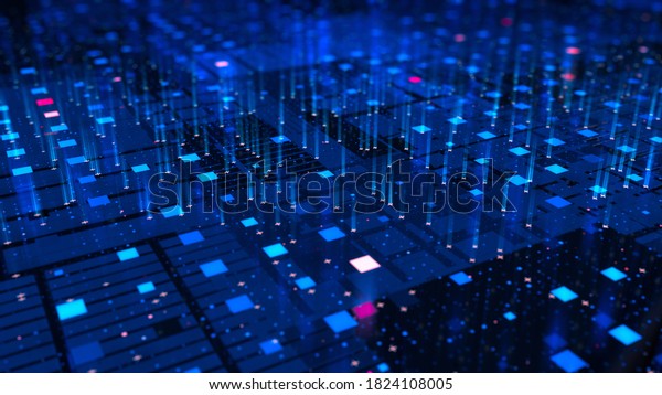 Artificial Intelligence Quantum Computer\
Technology\
Concept