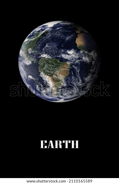 Artist view of the Earth - Elements of this\
image furnished by NASA - 3D\
rendering