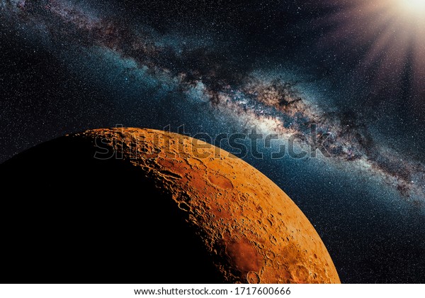 Artist view of the Mars planet - 3D\
Illustration - Elements of this image furnished by\
NASA