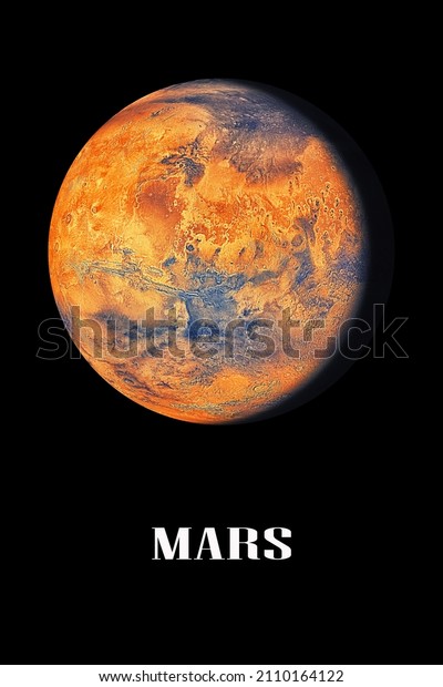 Artist view of the Mars planet - Elements\
of this image furnished by NASA - 3D\
rendering