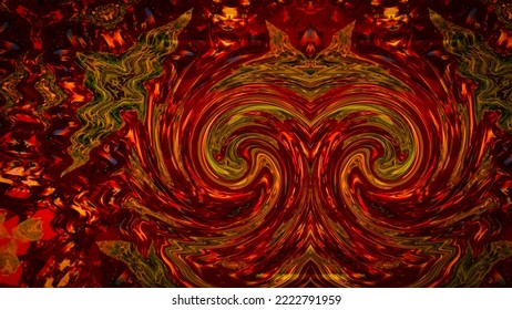 Artistic Creation Red Hot Blowout Background