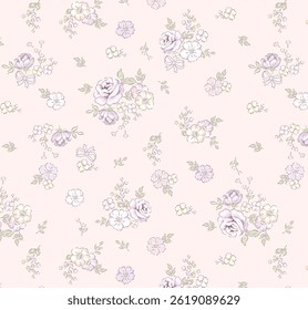 Artistic Hand Crafted Floral Scrollwork Pattern Drawings