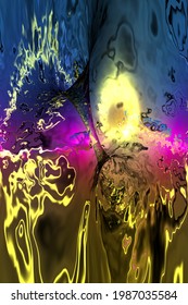 Artistic illustration of an abstract psychedelic background