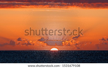 Similar – Image, Stock Photo Dream Sun Island Light