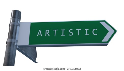 Artistic word.