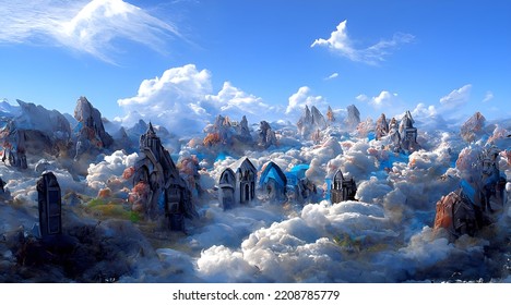 Artists' Impression Of Heaven's Houses 