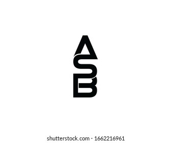 Asb Original Monogram Logo Design Stock Illustration 1662216961 ...