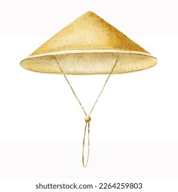 Asian cone straw hat